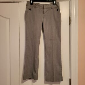 Grey straight leg pants